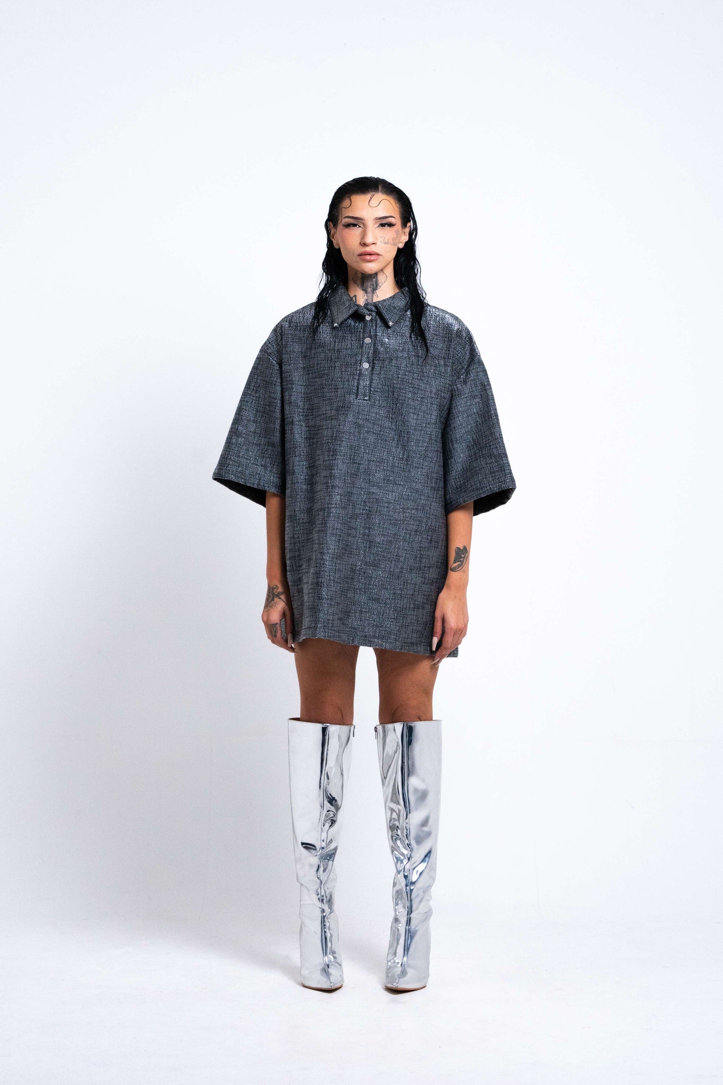 Polo coupe oversize - HAZE