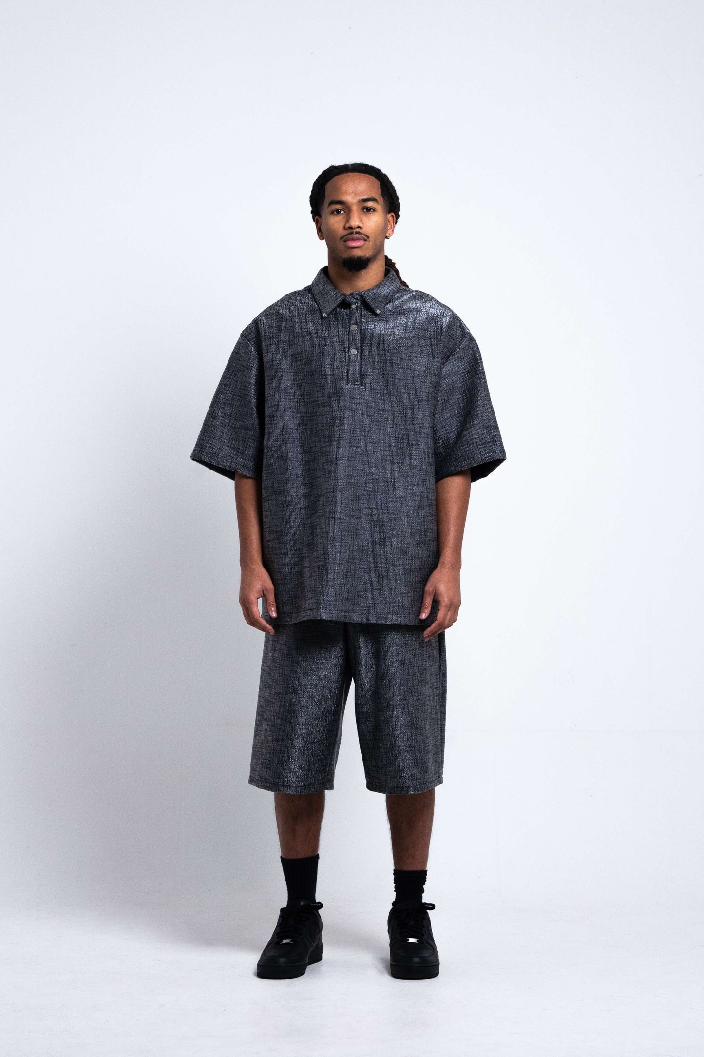 Bermuda Taille Élastique - HAZE