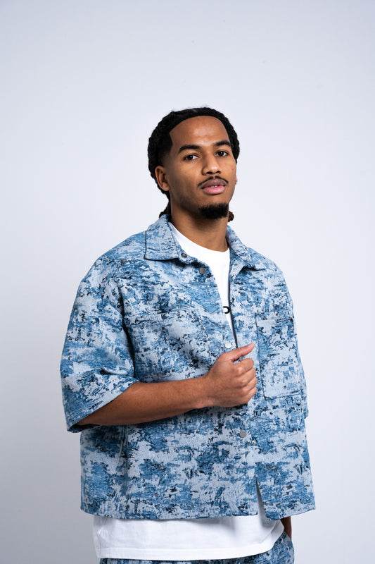 Chemise Coupe Crop - LAGOON